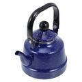 2 Count Enamel Kettle Glass Tea Small Camping Stove Whistling Teakettle Stainless Steel Cup Office