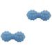 Set of 2 Massage Ball Foot Massager Muscle Fitness Training Roller Scroll Wheel