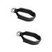 2pcs Fitness Ankle Straps for Cable Machines and Resistance Bands fit Premium Ankle Cuffs for Men and Women (Black)