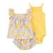 Carter s Child of Mine Baby Girl Shorts Outfit Set 3-Piece Sizes 0/3-24 Months