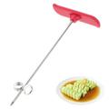 Cucumber Rotating Knife Steel Wire Cutter Trimmer Kitchen Tray Decoration Slicer Red