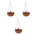 Coconut Shell Bird Nest Hanging Birds Hide House outside Birdhouse 3 PCS Natural Home Decor Cages for Free Shipping Feeders Parrot Sleeping