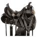 Black 15 16 17 18 Amazingly Comfy Pleasure Trail Western Leather Horse Saddle Tack (18)