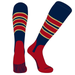 PEAR SOX OTC Baseball Softball Stirrup Socks (C 5in) Navy Vegas Gold Red Red (M)