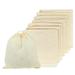 Sieve for Strain Kitchen Sink Filter Gauze Bag Soy Milk Mesh Strainer Reusable Soup Cotton Bags 7 Pcs
