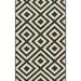 Spilsby Hallway Kitchen Patio Outdoor Runner Rug - Indoor/Outdoor - Black Beige - 2 5 X 11 10