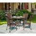 CTE Trading CTE1312SET5 5 Piece Outdoor Garden Patio Dinning Furniture Set