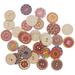 100pcs Clothes Button DIY Colorful Buttons Practical Round Button (Colorful)