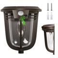 CJC Solar Lights Motion Sensor Outdoor Lights Waterproof Wall Lantern 1 Pack Outdoor Light Fixture for Patio Porch Garage Garden Courtyard Doorway