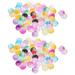 DIY Accessories Glass Pendant Earring Round Charms 100 Pcs Burst Flowers Scattered Beads Acrylic Decor