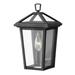 1 Light Extra Small Outdoor Wall Lantern in Traditional Style 6.5 inches Wide By 11.25 inches High-Museum Black Finish-Incandescent Lamping Type