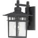 Nuvo Lighting 60/4953 Cove Neck 1 Light 11-3/4 Tall Outdoor Wall Sconce Wi - Black
