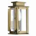 1 Light Outdoor Wall Lantern in Traditional Style 4.75 inches Wide By 9 inches High-Antique Brass Finish Bailey Street Home 218-Bel-2120476