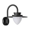 ANQIDI Outdoor Wall Light Exterior Wall Lanterns Black Finish as Porch Light Fixture for Outside House Lighting