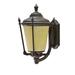 Aspen Creative 60006-2 One-Light Medium Outdoor Wall Light Fixture with Dusk to Dawn Sensor Transitional Design in Antique Bronze 14 1/4 High