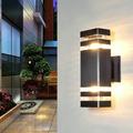 Lighting Ceiling Wall Lights Outdoor Wall Mount Modern Outdoor Wall Porch Light Engineering Plastic Outdoor Wall Light Waterproof Outdoor Fixture Wall Mount D Light Outdoor Fixture Wall black