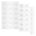 18 Pcs Clear Shelves Kitchen Cabinets Kitchen Hooks Self Adhesive Hooks Partition Board Hooks Towel Hooks Clear Sticky Hooks Wall Hangers Transparent Hook Wall Hook White Plastic