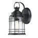 Westinghouse Lighting Kellen One-Light Outdoor Wall Fixture Textured Black Black Painted