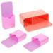 Magnetic Pen Holder Whiteboard Marker Organizer Boxes Stationery Small Storage Pink 4 Pcs