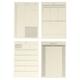 4 Packs Note Pads Tabletop Organizer Business Owner Gifts Daily Planner 2024 Weekly Schedule Calendar Simple