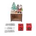 Desk Calendars Perpetual Christmas Decor Household Bamboo Child