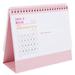 Paper Desk Calendar Large Grid Work Notes Mini Home Decor Calendars Office Supplies Accents Monthly Standing Pink