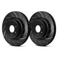 EBC Brakes E35-GD7386 3GD Series Sport Dimpled & Slotted Vented Rear Brake Rotors