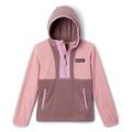 Columbia - Kid's Back Bowl Lite Half Zip Hoodie - Fleecepullover Gr XL rosa