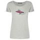 GreenBomb - Women's Animal Sloth Beach Loves - T-Shirts - T-Shirt Gr M grau