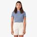 Dickies Women's Altoona Striped T-Shirt - Coronet Garden Stripe Size XS (FSR95)