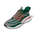 Unisex adidas Green/Orange Miami Hurricanes Alphaboost V1 Sustainable BOOST Shoe