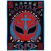 Sleep Squad Blue Rey Mysterio 60" x 80" Raschel Plush Throw Blanket