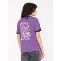 Women's Volcom Truly Ringer T-Shirt - DEEP PURPLE