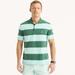 Nautica Men's Sustainably Crafted Classic Fit Striped Polo Army Green, XXL