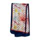 Women's Blue / Red Floating Sealife Long Silk Scarf Pashmisy