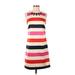 Vince Camuto Cocktail Dress - Shift: Pink Stripes Dresses - Women's Size 2