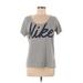 Nike Active T-Shirt: Gray Activewear - Women's Size Medium