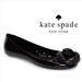 Kate Spade Shoes | Kate Spade Jade Flower Black Jelly Ballet Flats | Color: Black/Gold | Size: 6