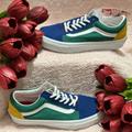 Vans Shoes | New With Box Vans Old Skool Yacht Club Blue Green Women Size 5.5 Men Size 4 | Color: Blue/Green | Size: 5.5