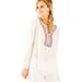 Lilly Pulitzer Tops | Lilly Pulitzer Dahle Embroidered Tunic Top Resort White Coverup Xs | Color: White | Size: Xl