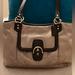 Coach Bags | Coach Signature Carly Bag. In Excellent Condition. Pristine Satin Interior. Fab! | Color: Cream | Size: Os