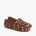 J. Crew Shoes | J Crew Leopard Animal Print Calf Hair Smoking Loafers Flats Shoes Women’s 8 | Color: Brown/Tan | Size: 8