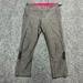 Lululemon Athletica Pants & Jumpsuits | Lululemon Leggings Womens 8 Gray Pink Crop Capri Yoga Gym Athletic Pants Ladies | Color: Gray | Size: 8