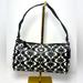 Coach Bags | Coach Black & White Monogrammed Coated Canvas Shoulder Bag | Color: Black/White | Size: Os