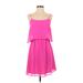 Gianni Bini Cocktail Dress - Popover: Pink Solid Dresses - Women's Size X-Small