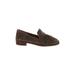 Lucky Brand Flats: Slip-on Chunky Heel Boho Chic Brown Leopard Print Shoes - Women's Size 7 1/2 - Almond Toe