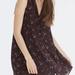 Anthropologie Dresses | Kimchi Womens Dress Blue Brown Floral Swing Small | Color: Blue/Brown | Size: S