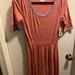 Lularoe Dresses | New With Tags Lularoe Nicole Dress, Size Small | Color: Red | Size: S