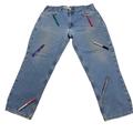 Carhartt Jeans | Carhartt Relaxed Fit Lined Jeans Mens 40x30 Blue Denim Straight Leg - Distressed | Color: Blue | Size: 40