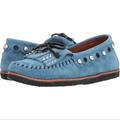 Coach Shoes | Coach Roccasin T-Rex Slipon In Chambray Blue, Size 10b | Color: Black/Blue | Size: 10